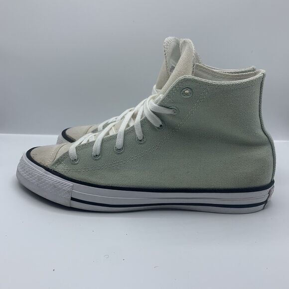 Converse Chuck Taylor Renew Recycled Cotton Canvas High top Green Women’s Size 8 - Picture 1 of 8